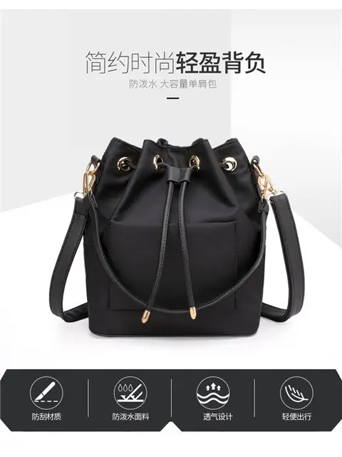 Purple Korean Style Shoulder Crossbody Bag Large Capacity - Image 7