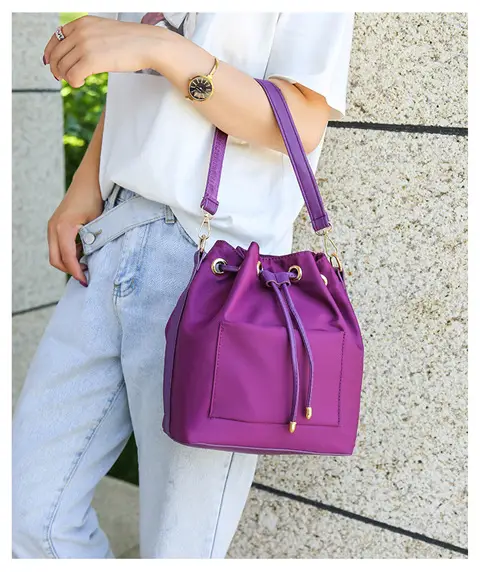 Purple Korean Style Shoulder Crossbody Bag Large Capacity — feature 22