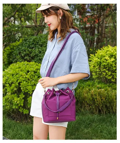 Purple Korean Style Shoulder Crossbody Bag Large Capacity — feature 27