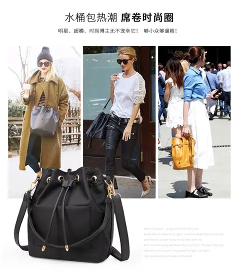 Purple Korean Style Shoulder Crossbody Bag Large Capacity — feature 6