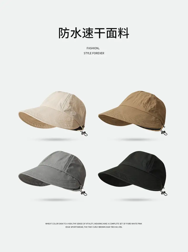Women Lightweight Duck Tine Fisherman Hat Beige — feature 2