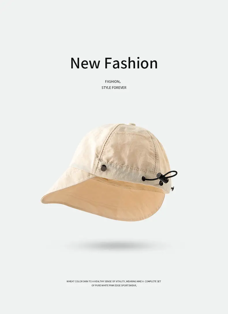 Women Lightweight Duck Tine Fisherman Hat Beige — feature 7