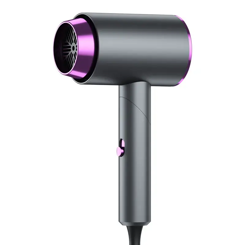 Rotating Folding Hair Dryer with Purple Finish - Image 8