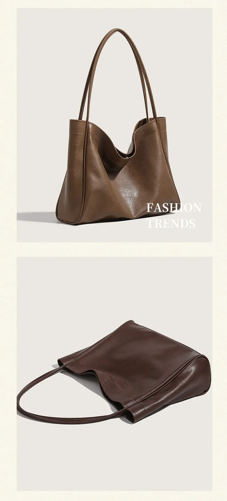 New Women's Black Large Capacity Tote Bag — feature 10