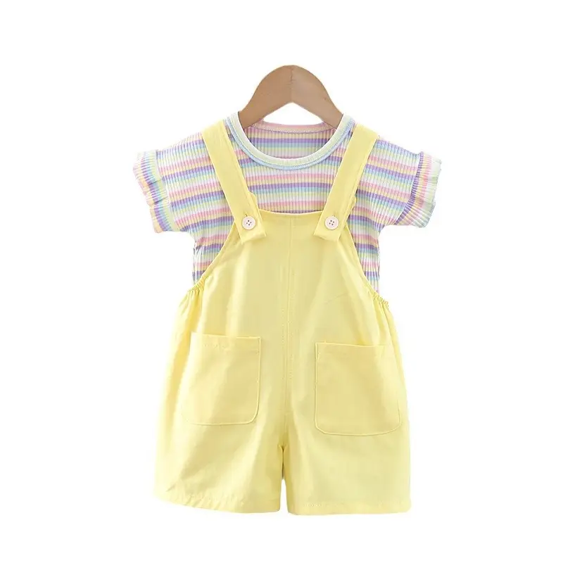Pink Cotton Vest Suit for Boys Summer