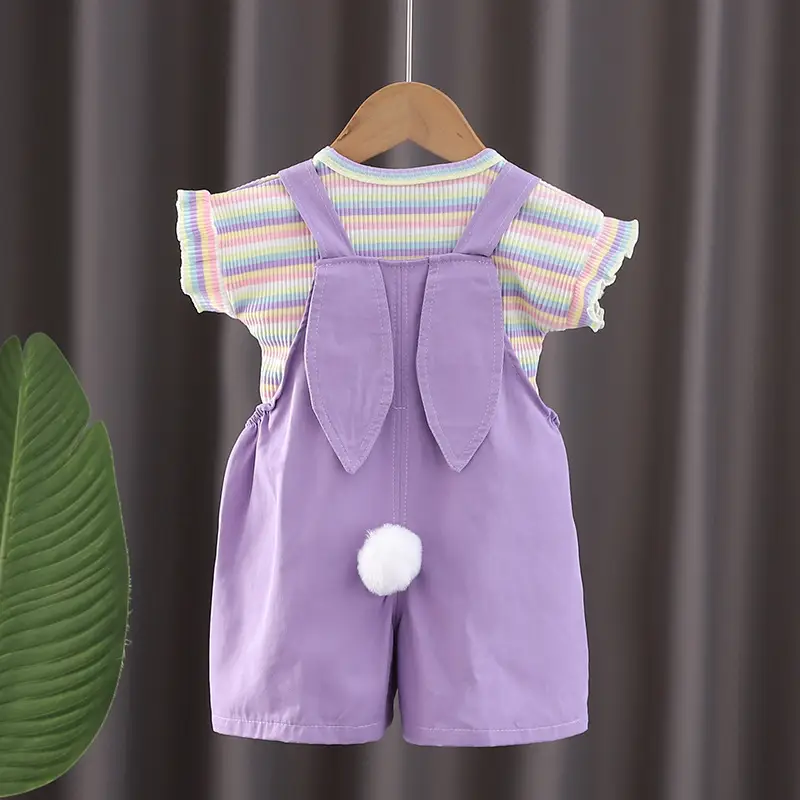 Pink Cotton Vest Suit for Boys Summer — feature 3