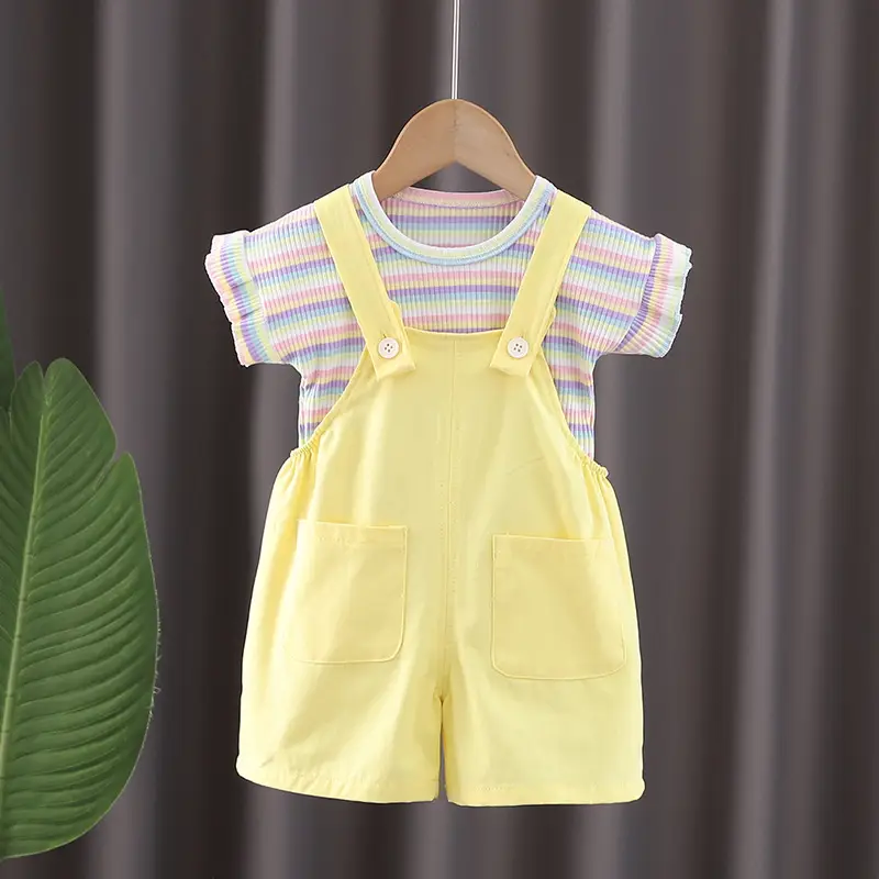 Pink Cotton Vest Suit for Boys Summer — feature 7