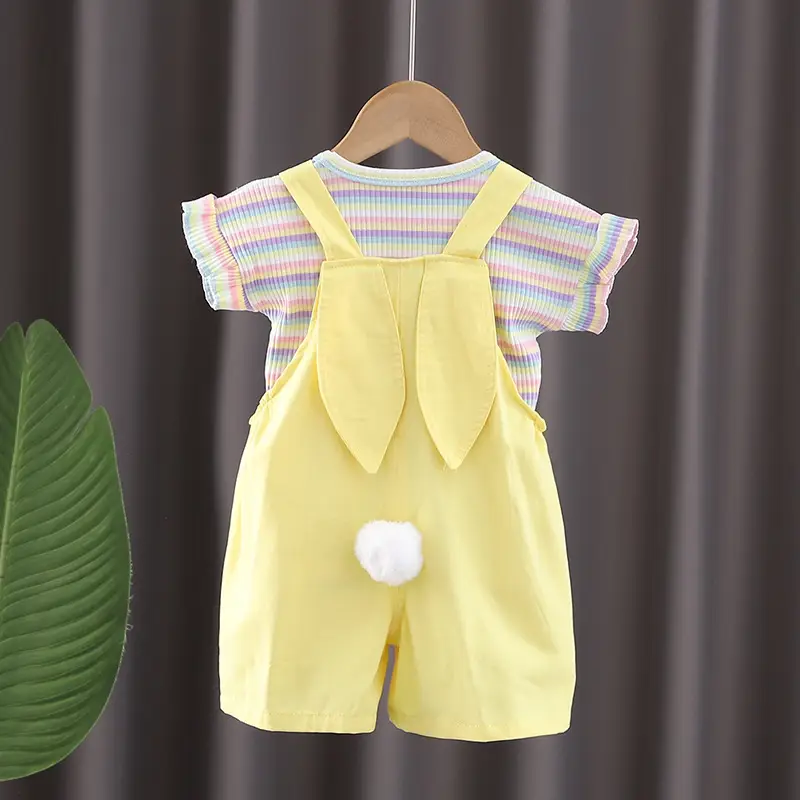 Pink Cotton Vest Suit for Boys Summer — feature 8
