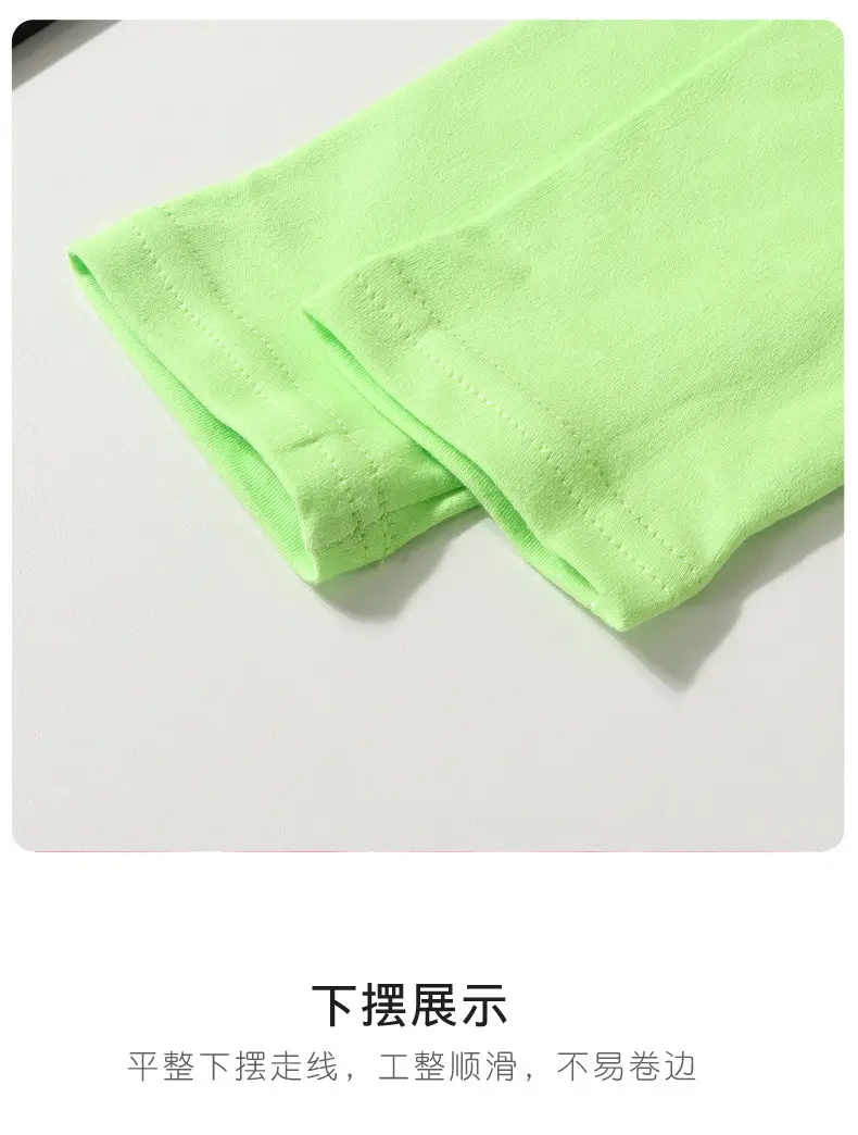 New Kidsren Long Sleeve Korean Style T-Shirt Green — feature 8