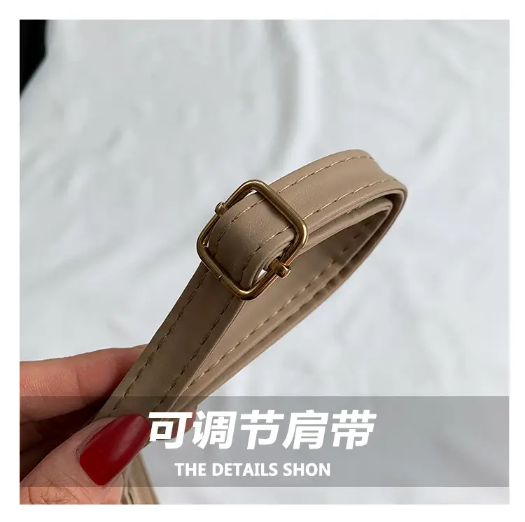 Trendy Heart Lock Bag Women Beige Embossed Shoulder Crossbody — feature 5