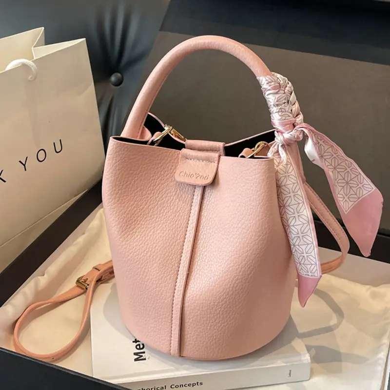 Pink Velvet Hand Bag for Women 2024 - Image 5
