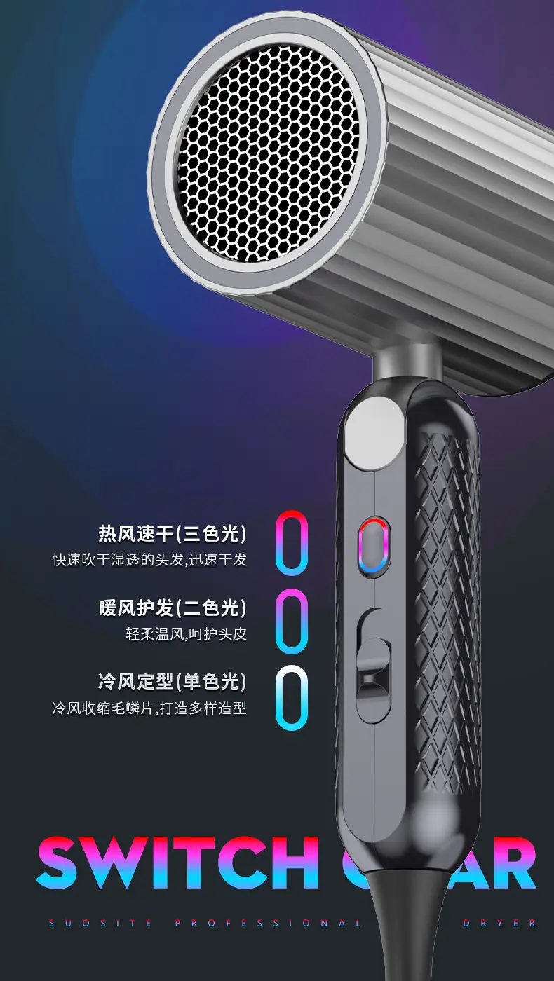 Green High-Speed Hair Dryer for Students & Home Use — feature 23