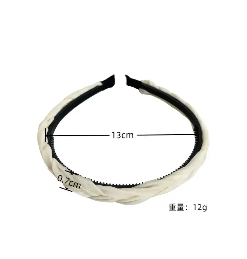 Women's Spring Twist Hairbands with Zipper Closure — feature 5