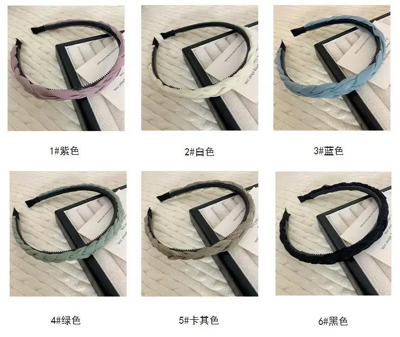 Women's Spring Twist Hairbands with Zipper Closure — feature 7