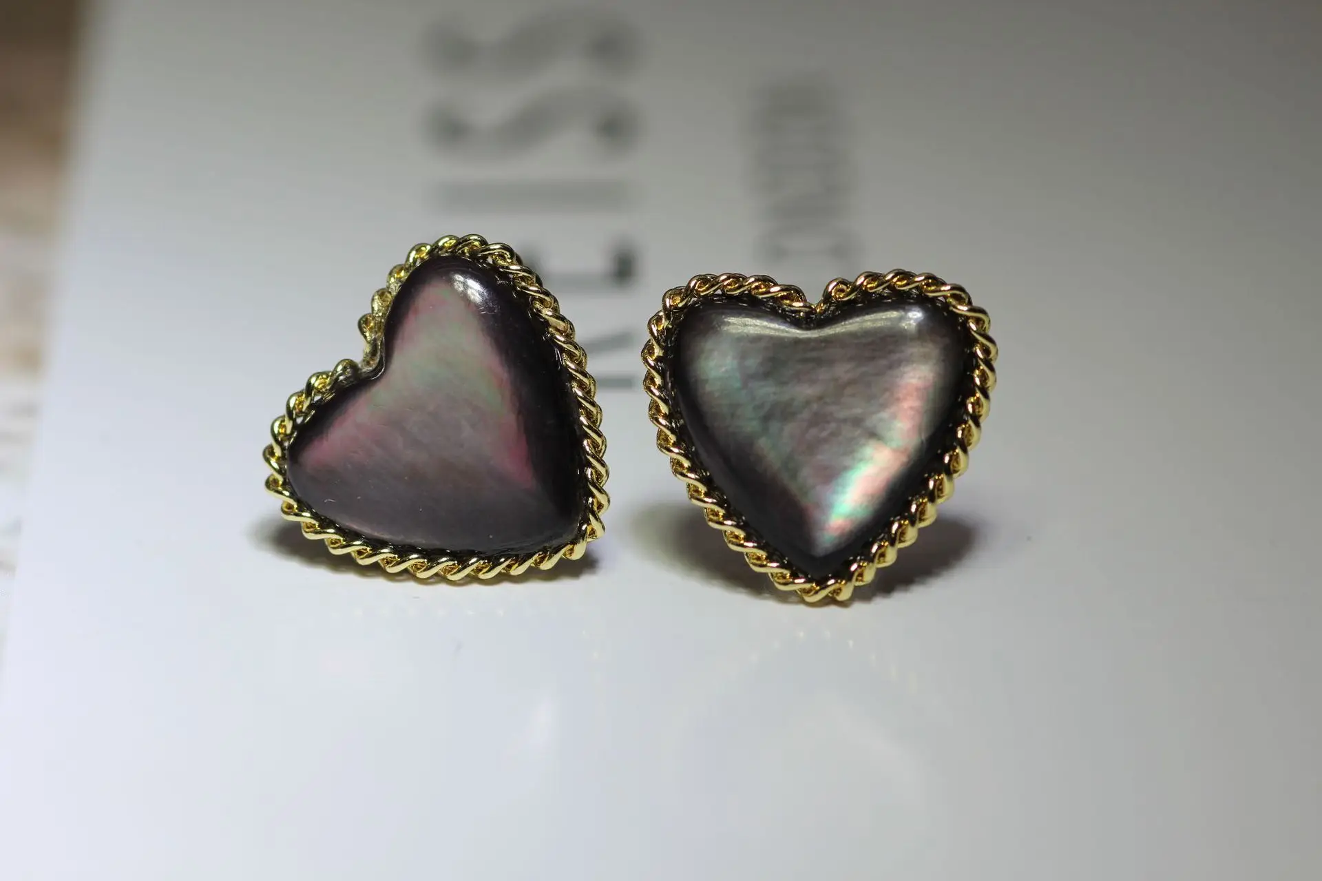 Heart Shaped Pearl Earrings for Women S925 Gold — feature 11