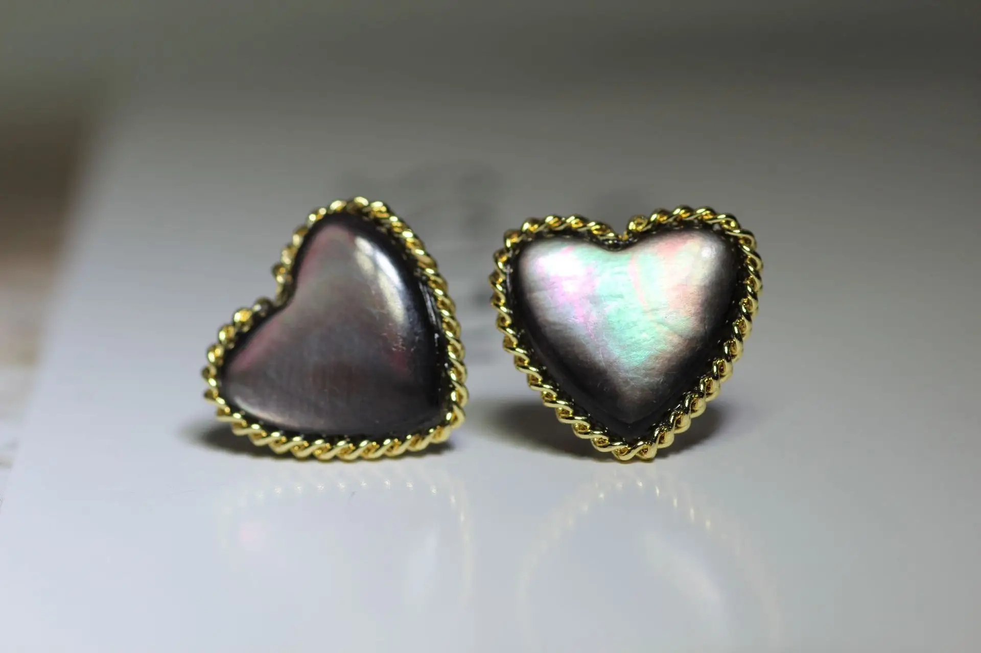 Heart Shaped Pearl Earrings for Women S925 Gold — feature 9