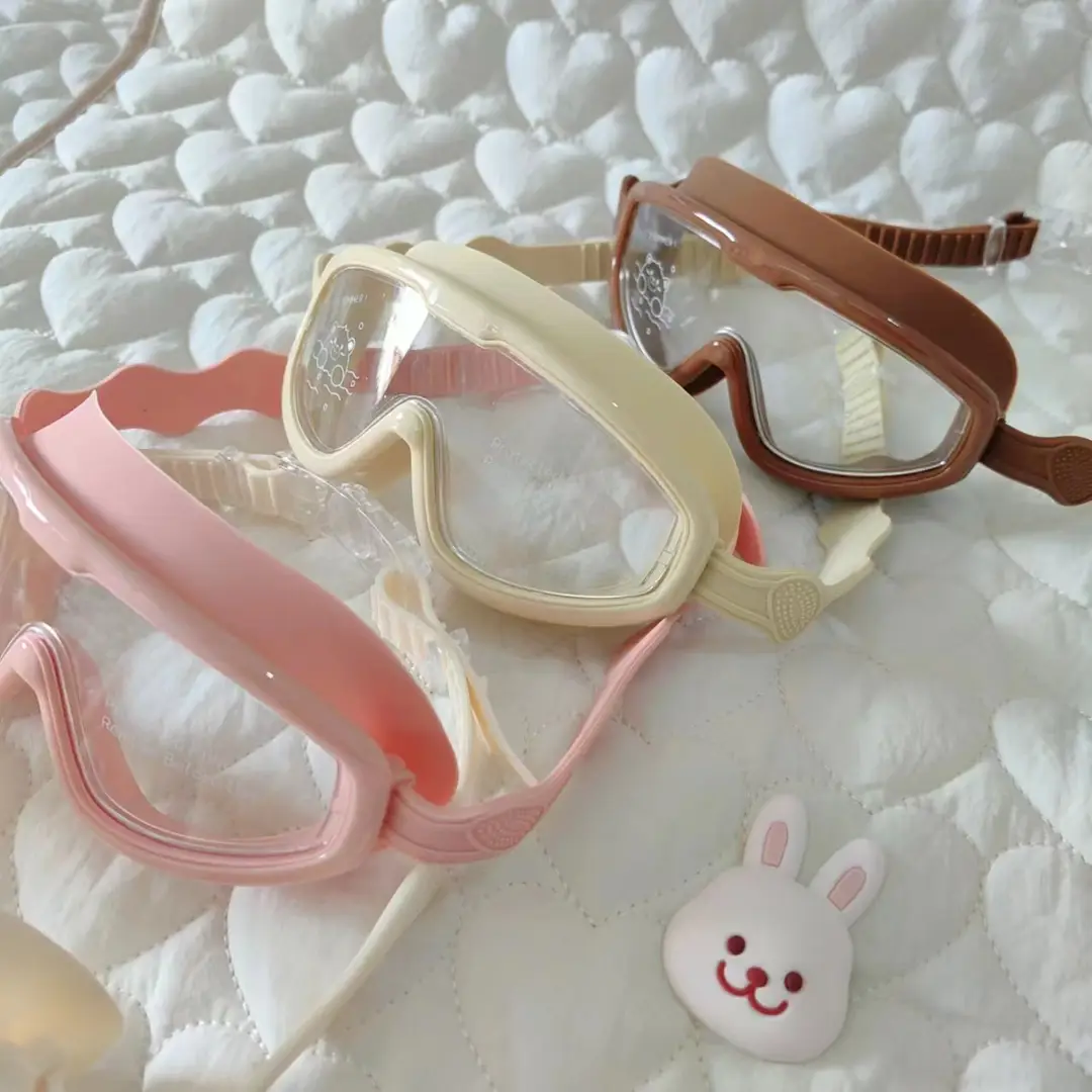 ins South Korea children's swimming goggles boys and girls swimming glasses waterproof anti-fog diving goggles professional equipment adjustable
