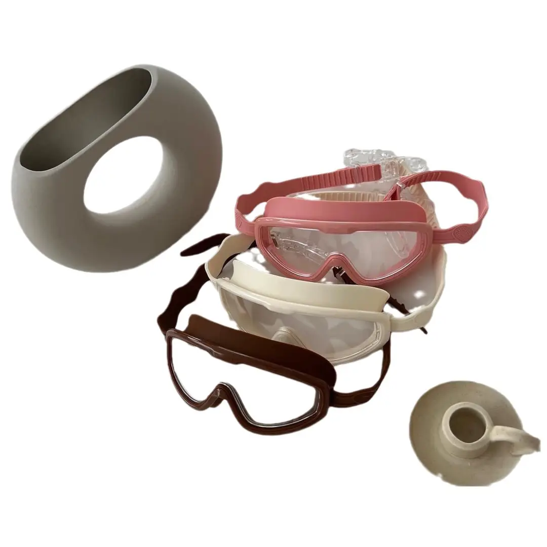 ins South Korea children's swimming goggles boys and girls swimming glasses waterproof anti-fog diving goggles professional equipment adjustable