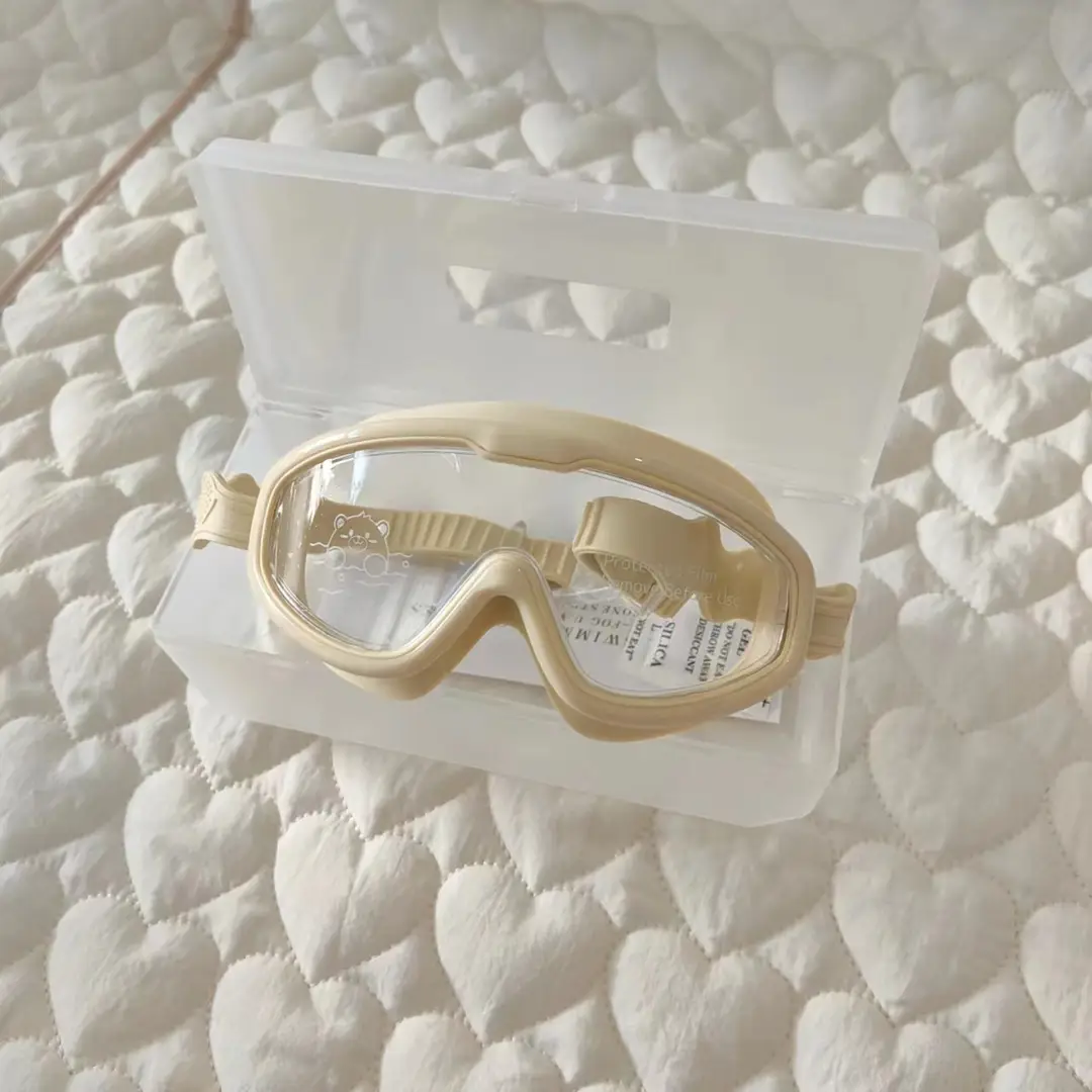 ins South Korea children's swimming goggles boys and girls swimming glasses waterproof anti-fog diving goggles professional equipment adjustable
