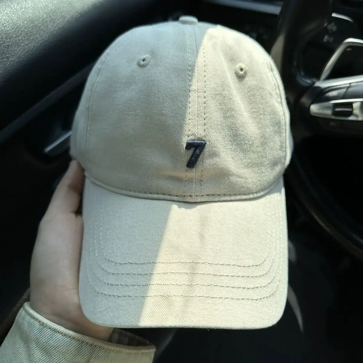 Women's Pink 7 Logo Baseball Cap - Image 10