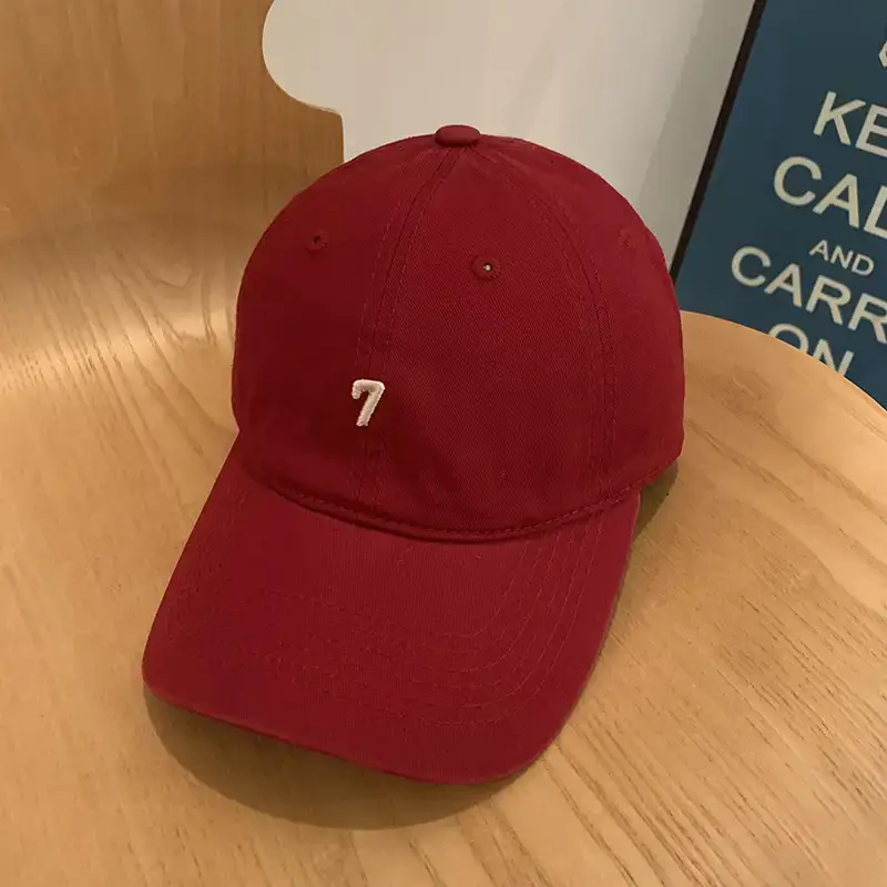 Women's Pink 7 Logo Baseball Cap - Image 3