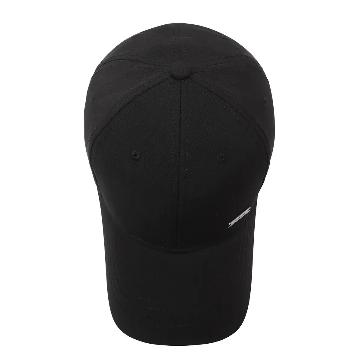 Black Baseball Cap for Men Women Casual Fit - Image 4