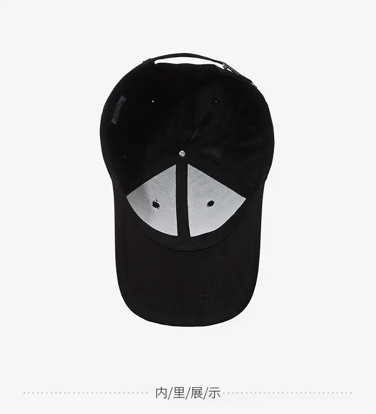 Black Baseball Cap for Men Women Casual Fit — feature 13