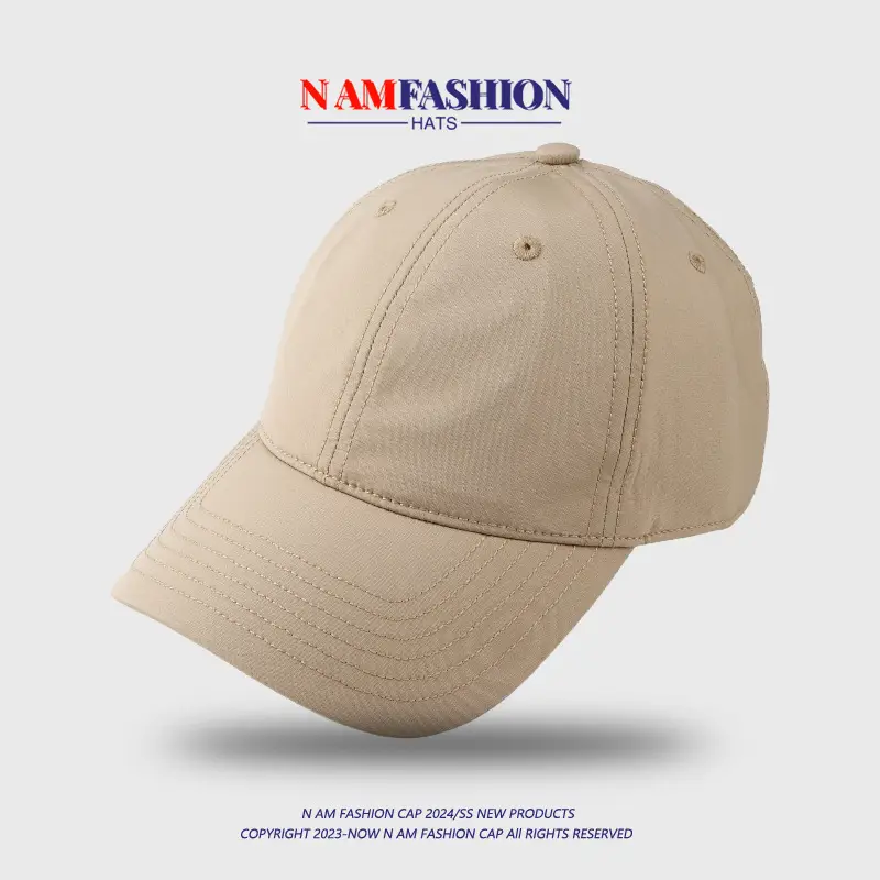 Women Beige Baseball Cap No Back Wide Brim — feature 15