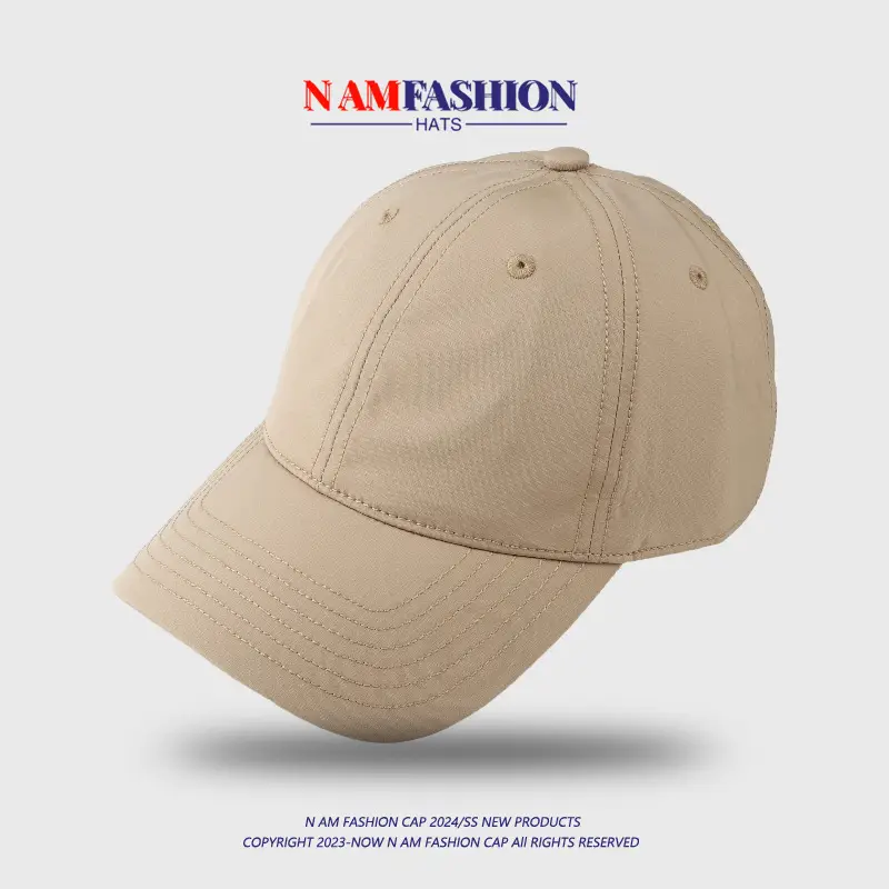 Women Beige Baseball Cap No Back Wide Brim — feature 8