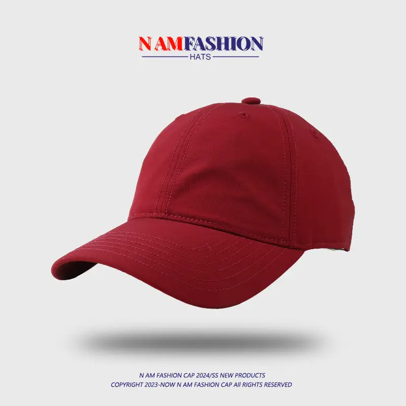 Women Beige Baseball Cap No Back Wide Brim - Image 5