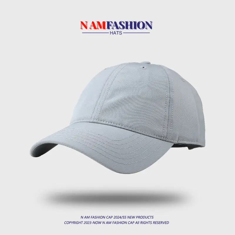 Women Beige Baseball Cap No Back Wide Brim - Image 8