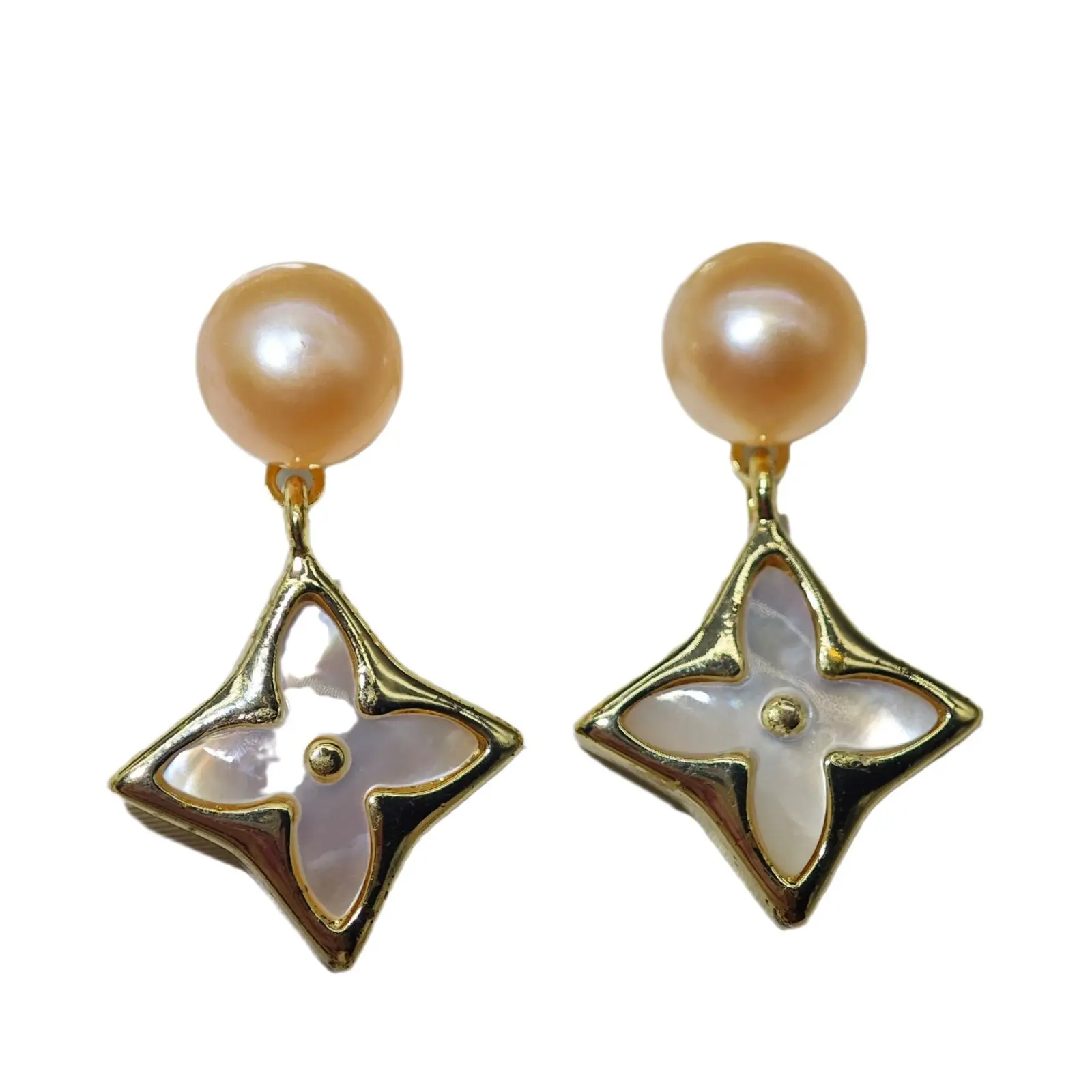 S925 Pearl Butterfly Earrings Fishtail Design - Image 13