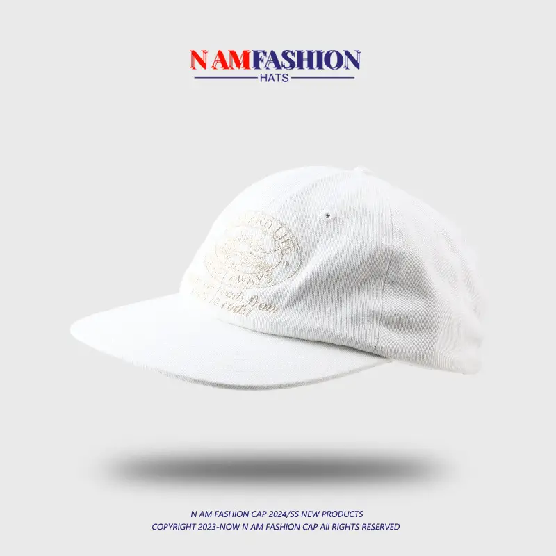 2024 Green Flat Brim Retro Baseball Cap Men Women — feature 6