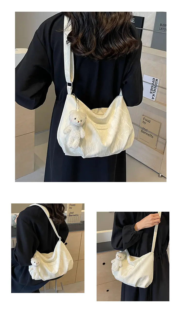 Green Faux Fur Shoulder Bag for Women — feature 18