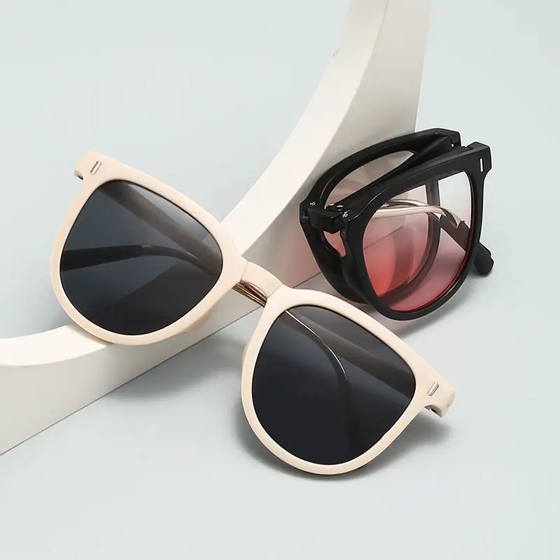 Internet Celebrity Foldableing Sunglasses for Women, High-End Outdoor Sunscreen Sunglasses for Men, Special Sunglasses for Driving, Anti-Uv Glare - Image 9