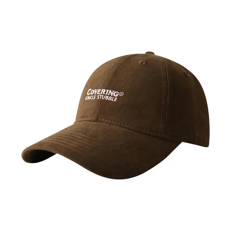 Men's Black Stubble Cap with "Catching Angels" Design