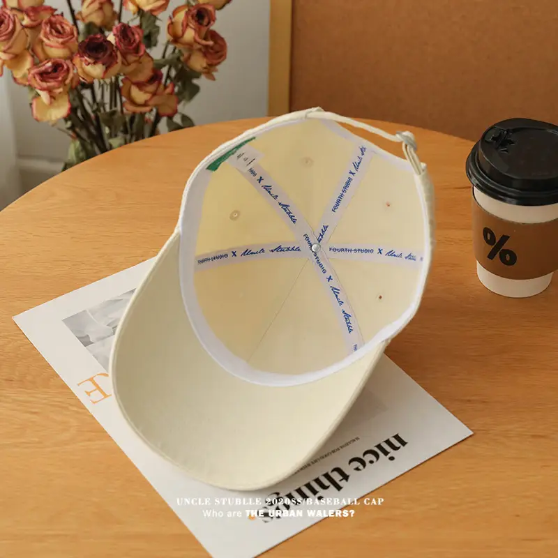 Men's Black Stubble Cap with "Catching Angels" Design — feature 3
