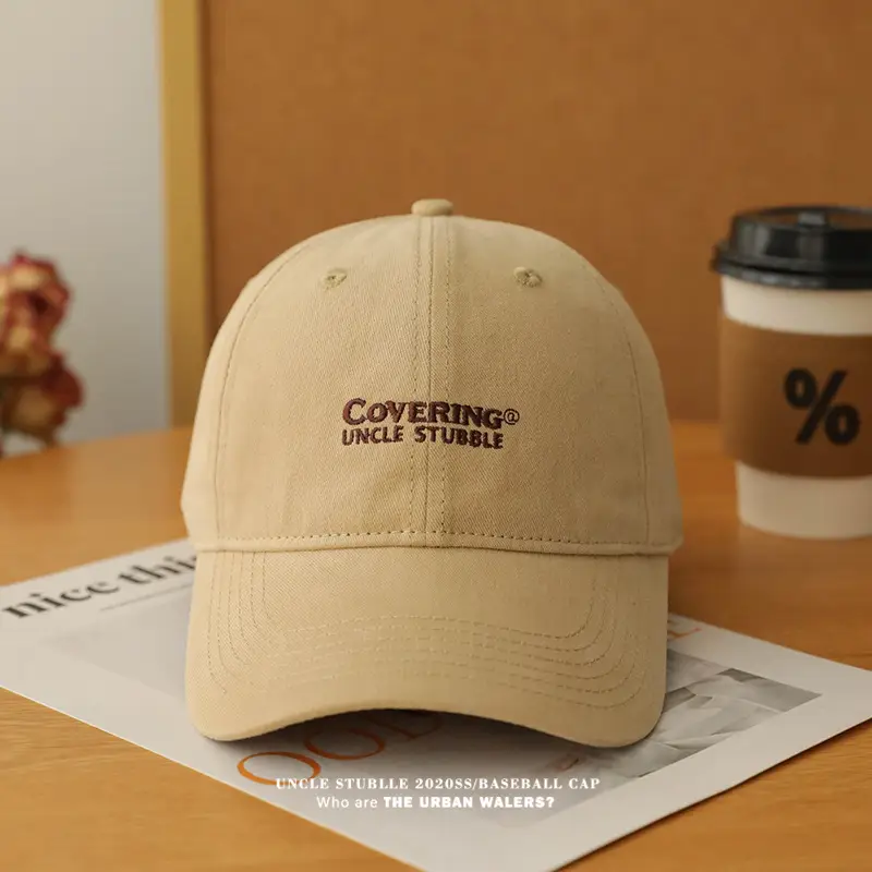 Men's Black Stubble Cap with "Catching Angels" Design — feature 5