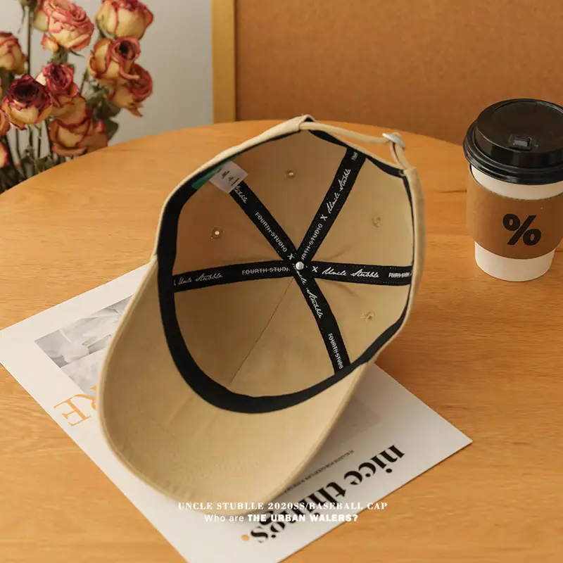 Men's Black Stubble Cap with "Catching Angels" Design — feature 6