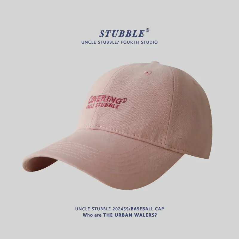 Men's Black Stubble Cap with "Catching Angels" Design