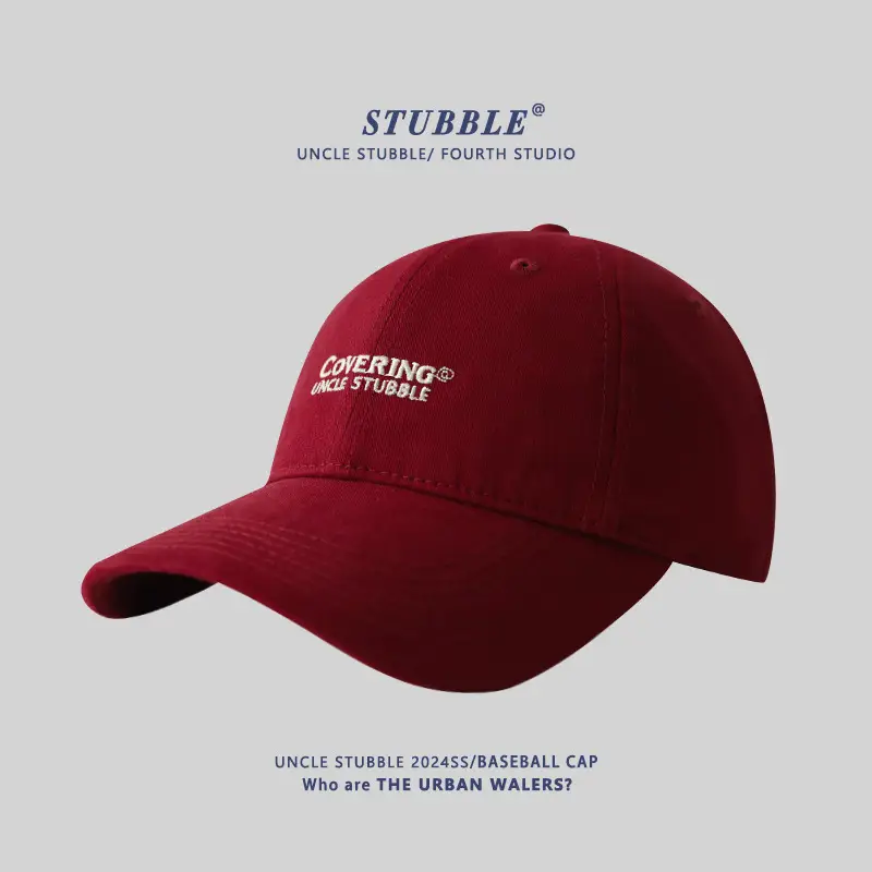 Men's Black Stubble Cap with "Catching Angels" Design