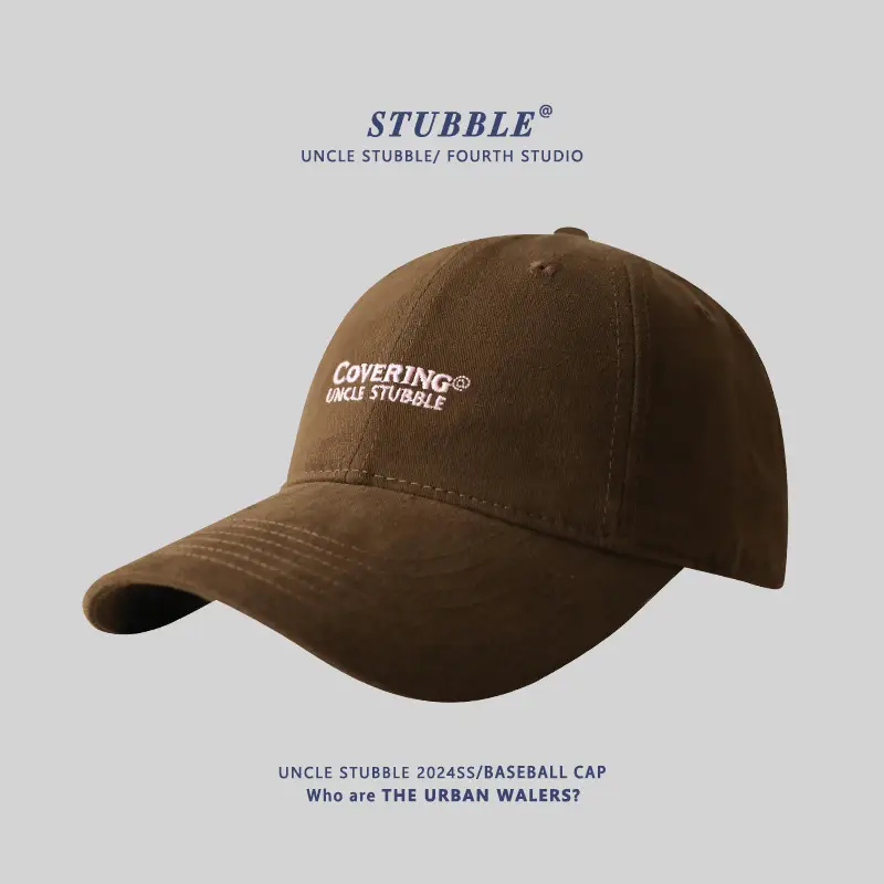 Men's Black Stubble Cap with "Catching Angels" Design