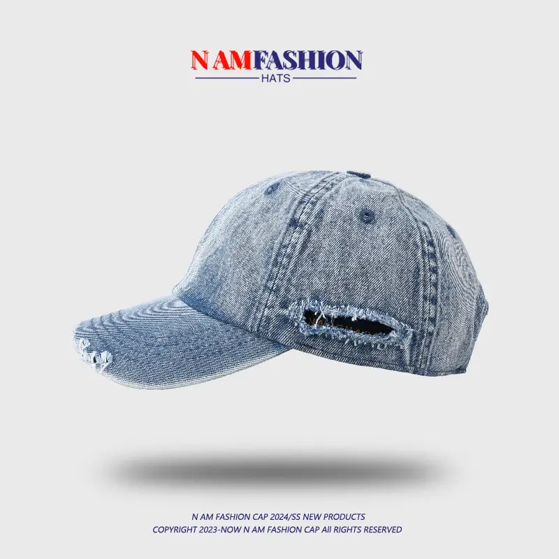 Women Denim Baseball Cap Sun-Proof Peaked — feature 8