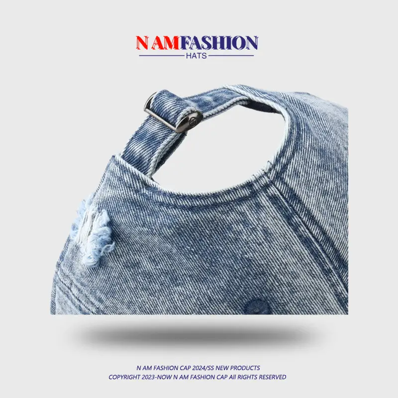 Women Denim Baseball Cap Sun-Proof Peaked — feature 9