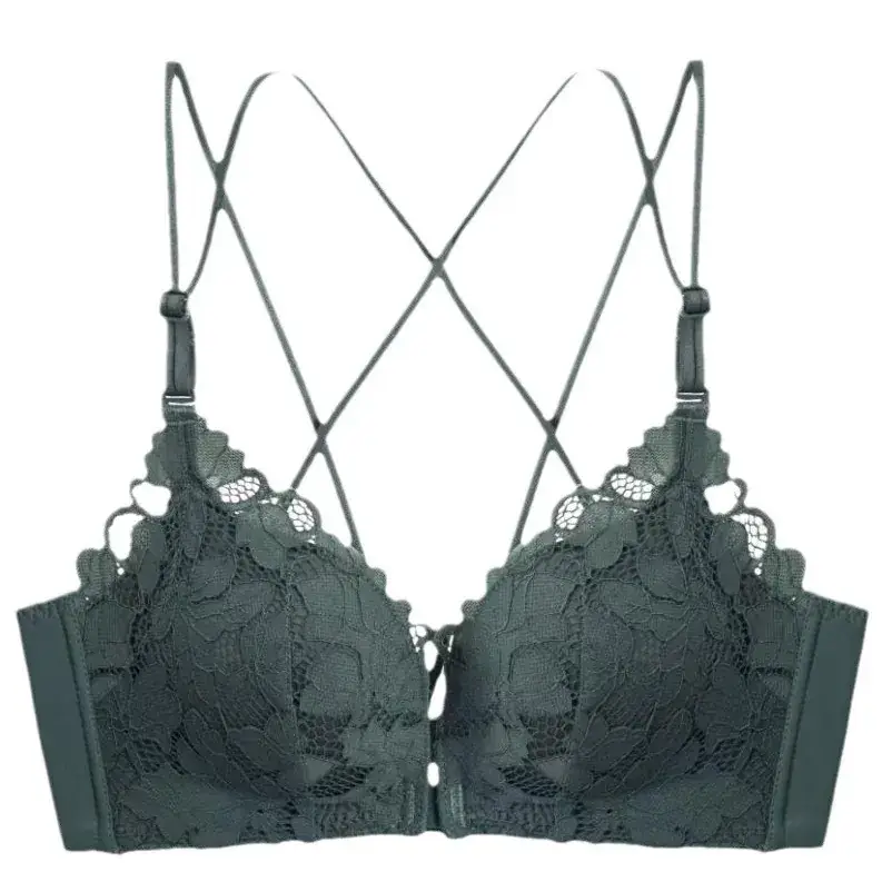 Black Lace Intimate Push-Up Bra with Adjustable Straps - Image 3