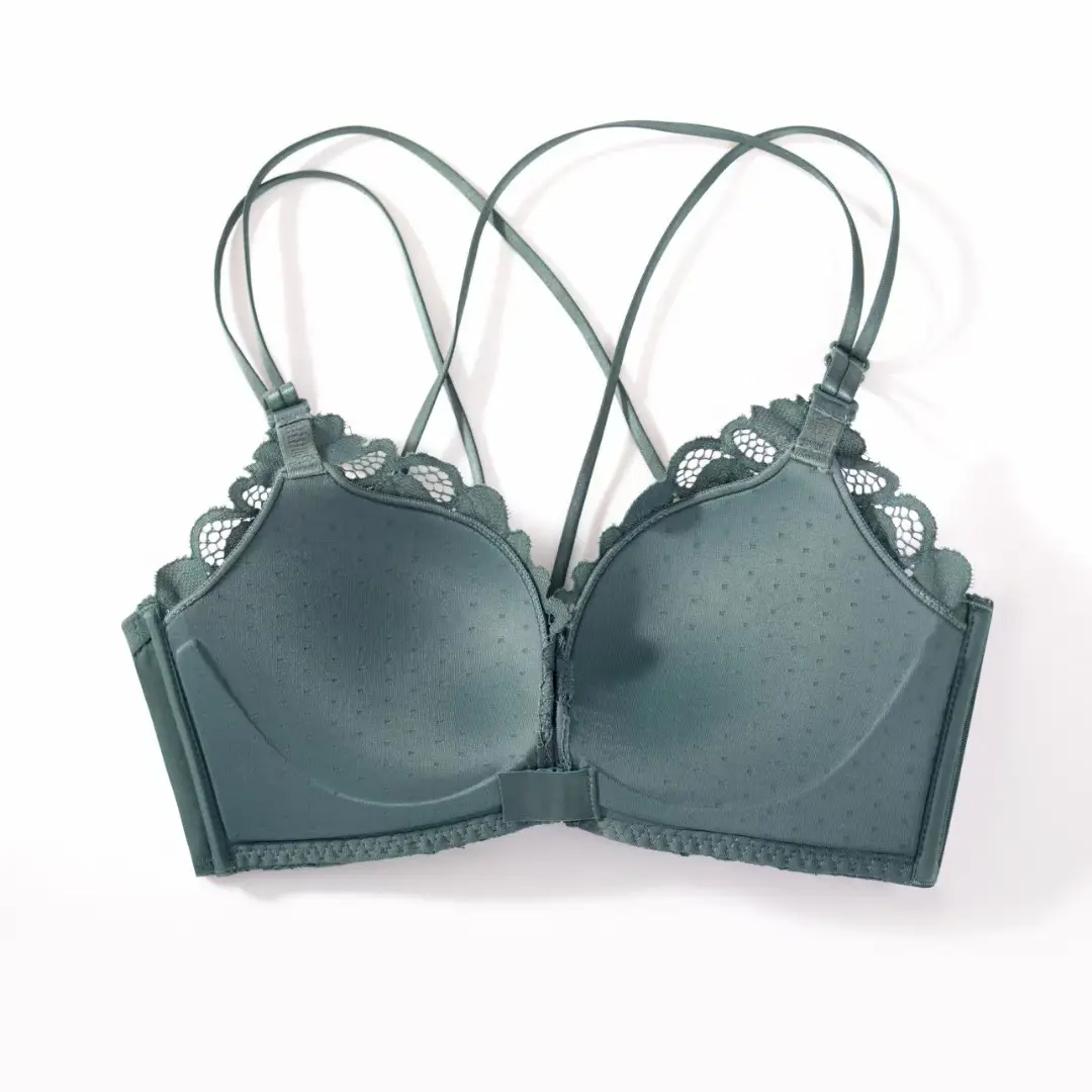 Black Lace Intimate Push-Up Bra with Adjustable Straps — feature 11