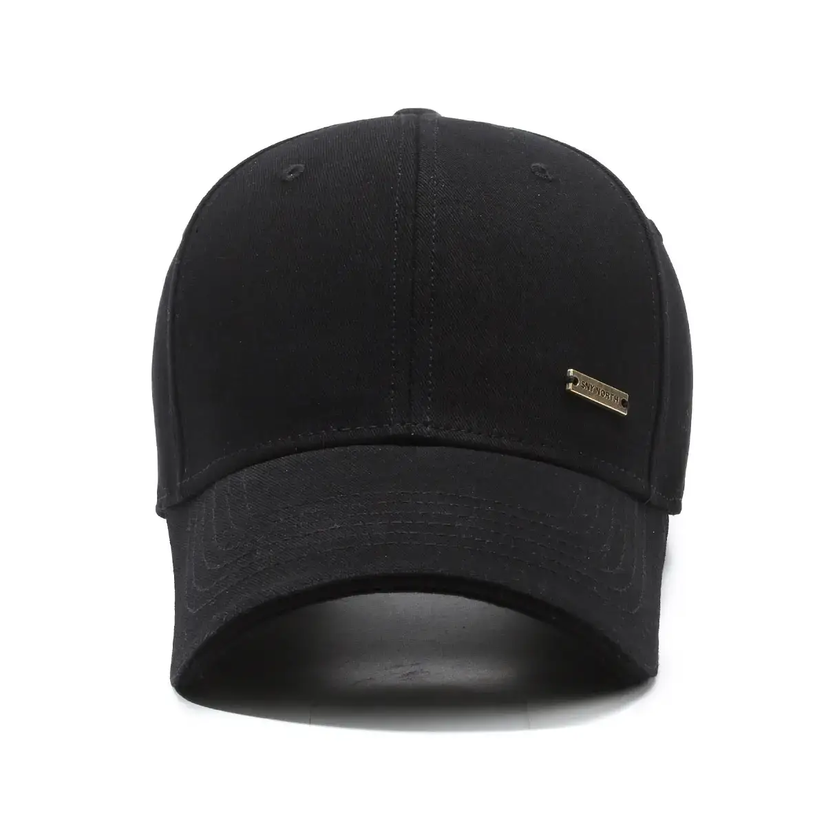 Black Korean Style Baseball Cap for Men - Image 6