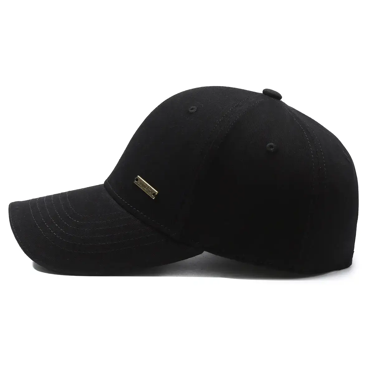 Black Korean Style Baseball Cap for Men - Image 8