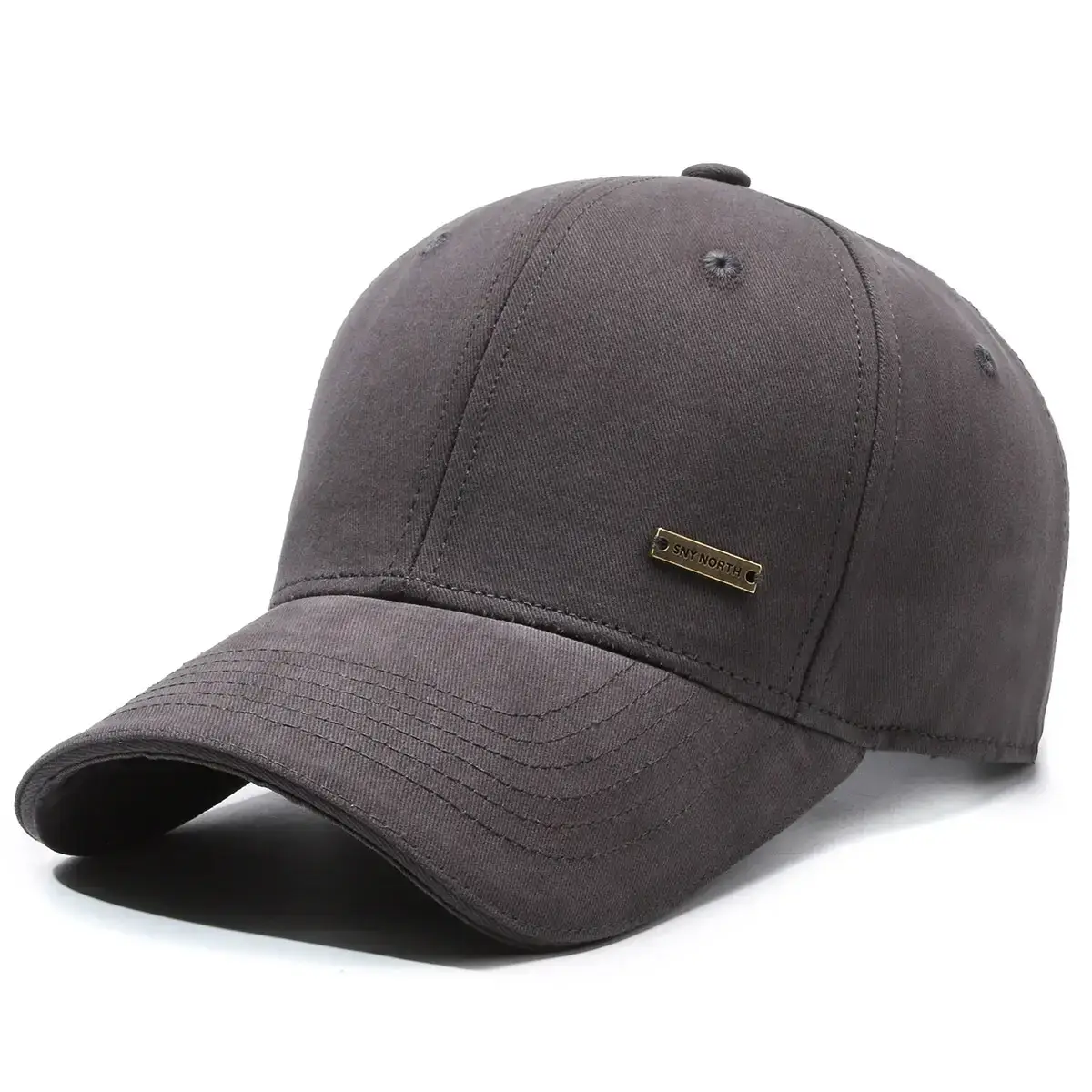 Black Korean Style Baseball Cap for Men - Image 3
