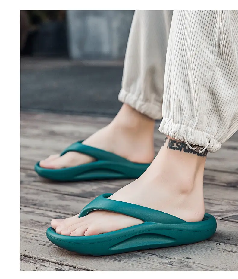 2026 Summer New Foreign Trade Large Size Outdoor Wear Slippers with a Stepping-On-Clouds Feel for Men, Couple's Beach Non-Slip Flip-Flops — feature 17